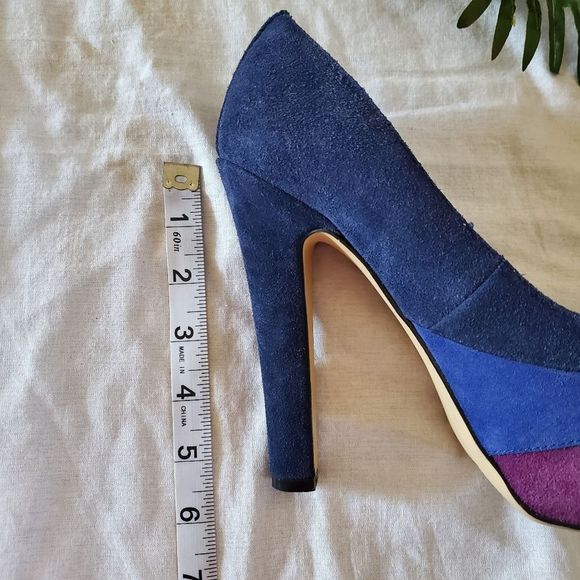 Steve Madden Trixie Suede Leather Stiletto Platform Heels Multicolor Size 7 - Picture 6 of 9